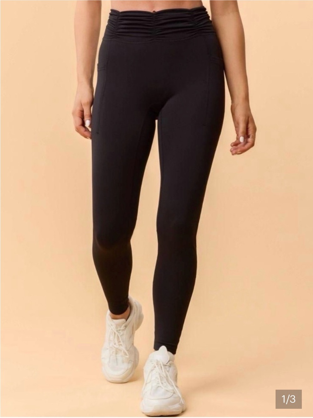 Blogilates Women's Ruched Waist Leggings